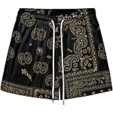 BOOMLEMON Men's Graphic Basketball Shorts - Quick Dry Workout Running Shorts