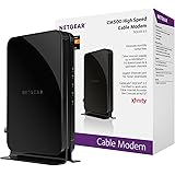 NETGEAR CM500 (16x4) Cable Modem DOCSIS 3.0 Certified for Comcast XFINITY, Time Warner Cable, Cox, Charter & more (CM500-100NAS)