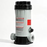 CL200 Inline Chlorinator Replacement for Hayward CL200EF Chlorine Feeder, Inground Pool Inline Automatic Chlorinator Feeder, High-Grade ABS Material, Easy to Use (2 O-Rings)