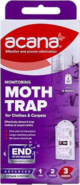 Acana Monitoring Moth Trap - Pheromone Tech, Harsh Chemical Free, Refillable