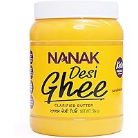 Nanak Pure Desi Ghee, Clarified Butter, 56-Ounce Jar
