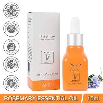 Omved Rosemary Pure Natural Essential Oil, 15ml