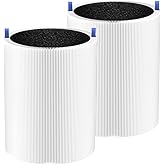 2 Pack 311i+ Max Replacement Filter Compatible with Blueair Blue Pure 311i+ Max Air Purifiers, HEPA and Activated Carbon Air Filter for Blue Pure 311i+ Max, Compare to part #F3MAX+
