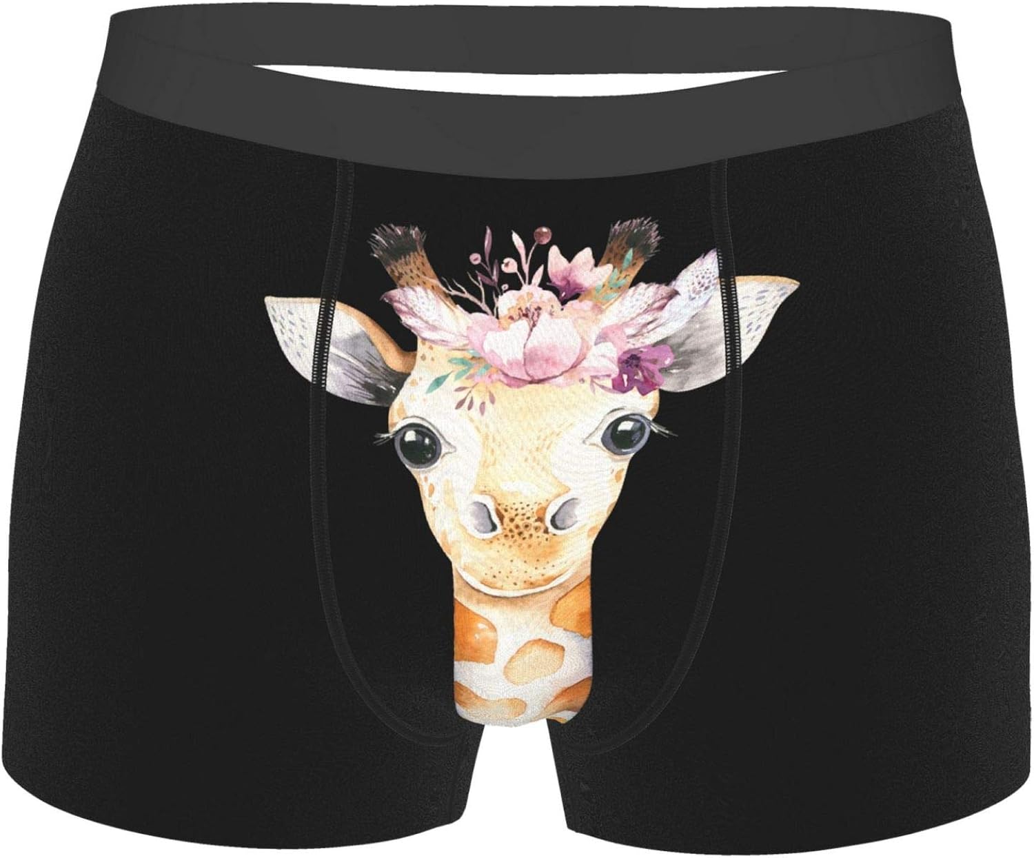 OWOsbs Boho Giraffe Mens Underwear Breathable Boxer Briefs Comfort