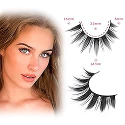 False Eyelashes 10 Pairs Manga Lashes Japanese
