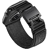 Bandletic Compatible with Apple Watch Series 11 10 46mm Bands for Men, Nylon Sport Strap with Magnetic Fidlock Hook Buckle for iWatch Ultra 3/2/1(49mm), Series 9/8/7(45mm), SE/6/5/4(44mm), 3/2/1(42mm)