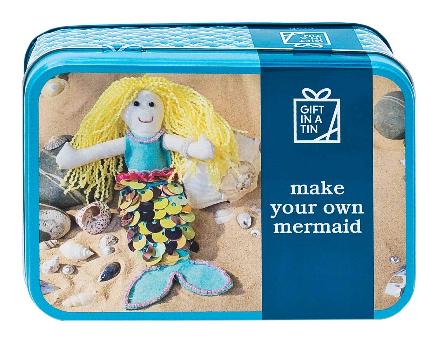 Apples to Pears Make Your Own Mermaid Sewing Kit Gift in A Tin