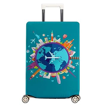 Amazon.com: Funda protectora para maleta de viaje de licra ...