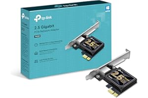 TP-Link 2.5GB PCIe Network Card (TX201) – PCIe to 2.5 Gigabit Ethernet Network Adapter, Supports Windows 11/10/8.1/8/7, Win S