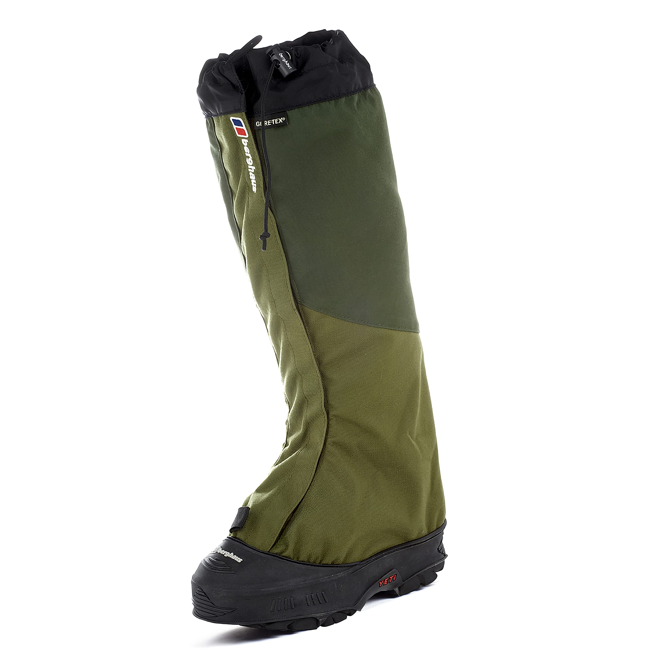 Berghaus Unisex Yeti Attak II Gore-Tex Gaiter | Breathable | YETI Pro Rubber Not assigned, Green, XL