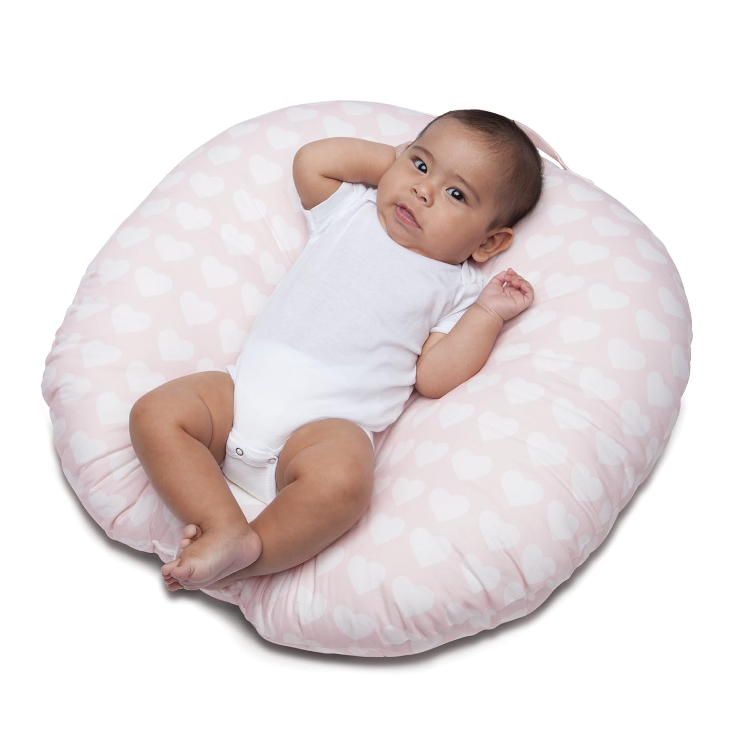 boppy newborn lounger pink hearts