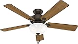 Hunter Fan Swanson Ceiling Fans with Lights 52