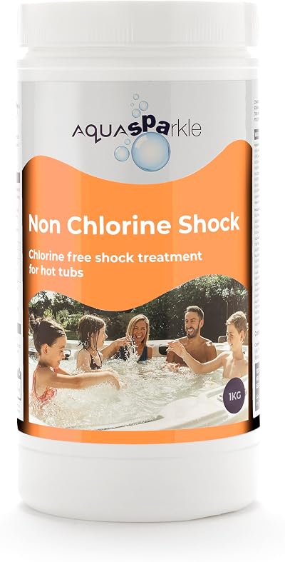 AQUASPARKLE Non-Chlorine Shock 1kg for Hot Tub Pools Chlorine Bromine