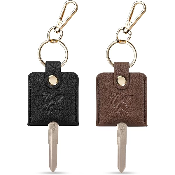 Funda Cuero Llavero Coche – Protectora Para Llaves Rotas, Con Mosquetón – Unisex, Estilo Elegante