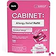 Cabinet: Diphenhydramine 25mg Allergy Relief Antihistamine Tablets for Allergies, Hay Fever, and Runny Nose, 120 Tablets (Refill Pouch)