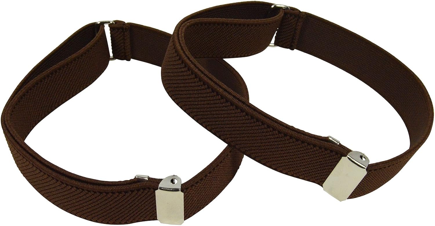 Men's Elasticated Shirt Sleeve Holders, pair, Various Colours Amazon