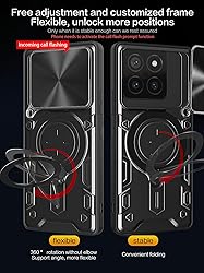 Elubugod Compatible with Xiaomi 14T Case,with Slide