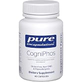 Pure Encapsulations CogniPhos, 60 Capsules | Acetyl-L-Carnitine Supplement with Cognizin Citicoline and Phosphatidylserine, Supports Memory and Positive Mindset