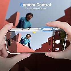 Temdan for iPhone 16 Case Clear, [Compatible with