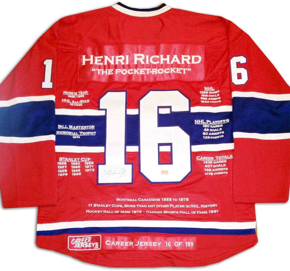 henri richard jersey number
