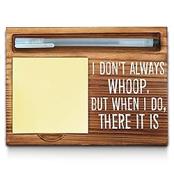 I Don't Always Whoop Sticky Note Holder, Funny