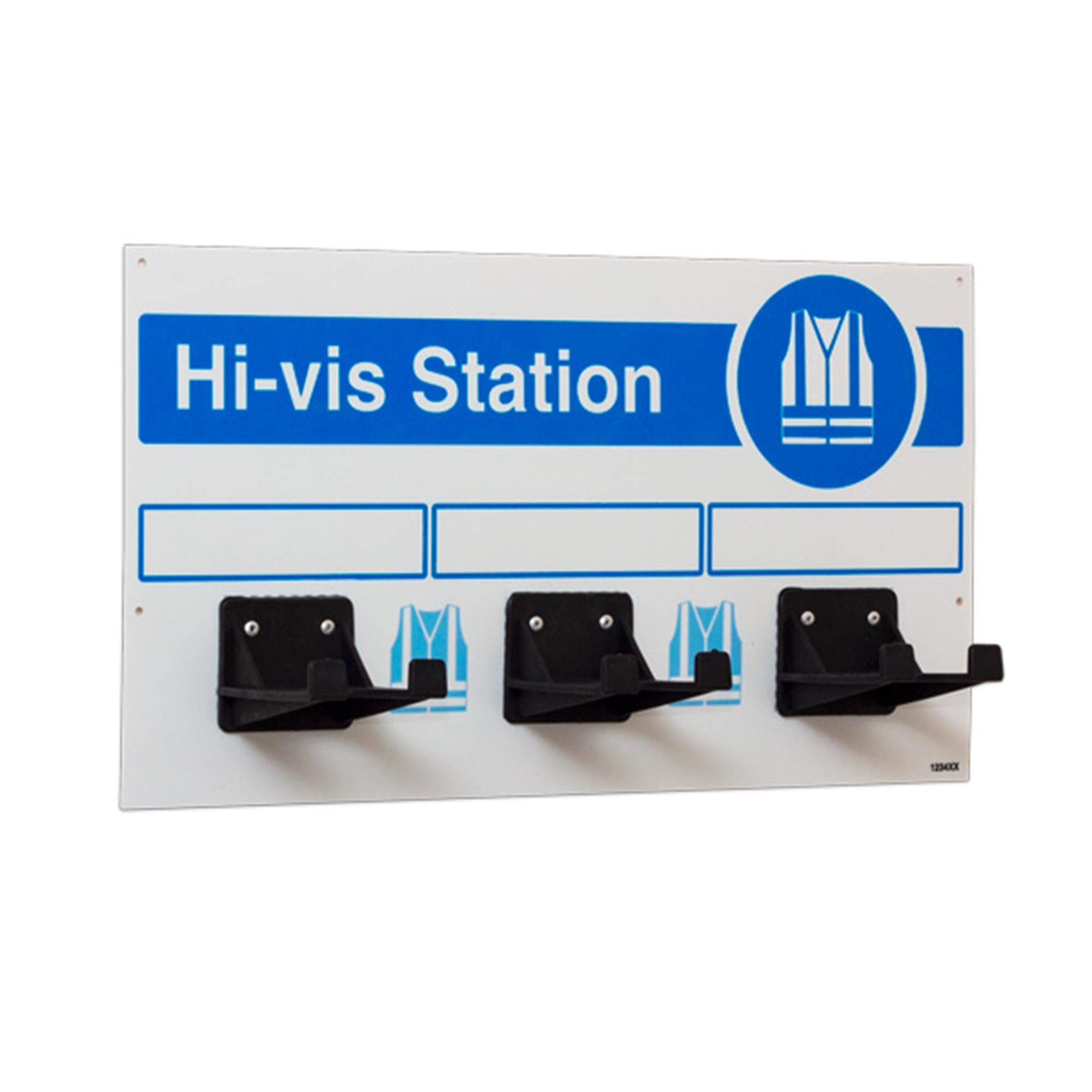 V Safety Ppe Hi-Vis Station - 3 Holder - 220mm x 440mm - Single