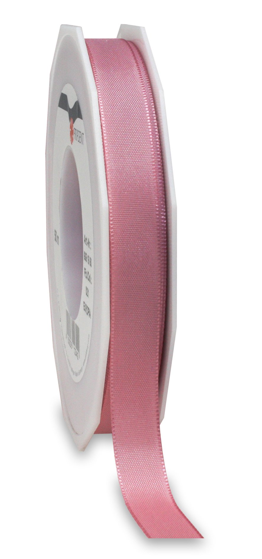 Präsent - Europa Taffeta Ribbon Old Pink 15 mm width, 50 m length — image 1