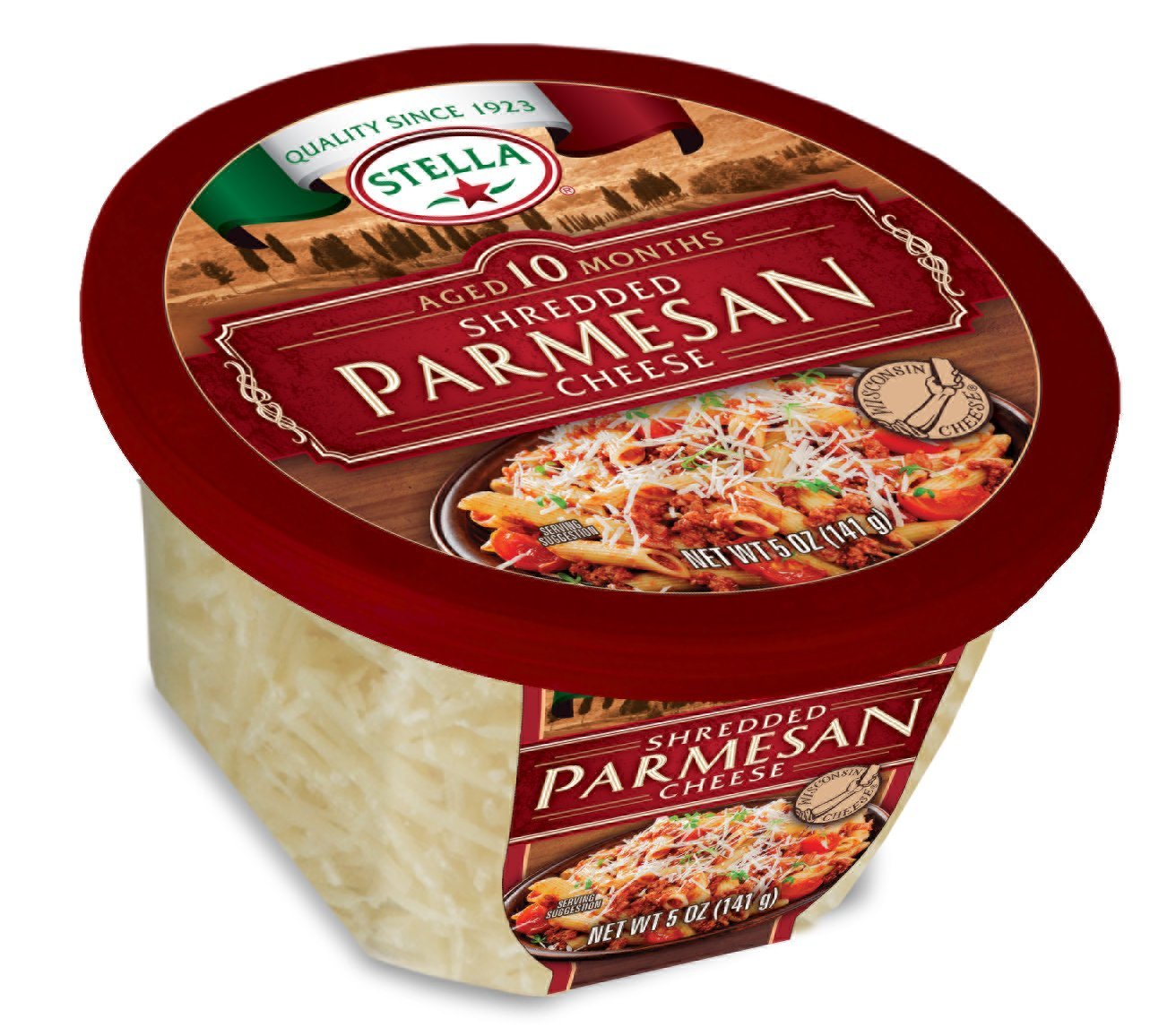 Stella, Shredded Parmesan Cheese, 5 oz Buy Online in United Arab