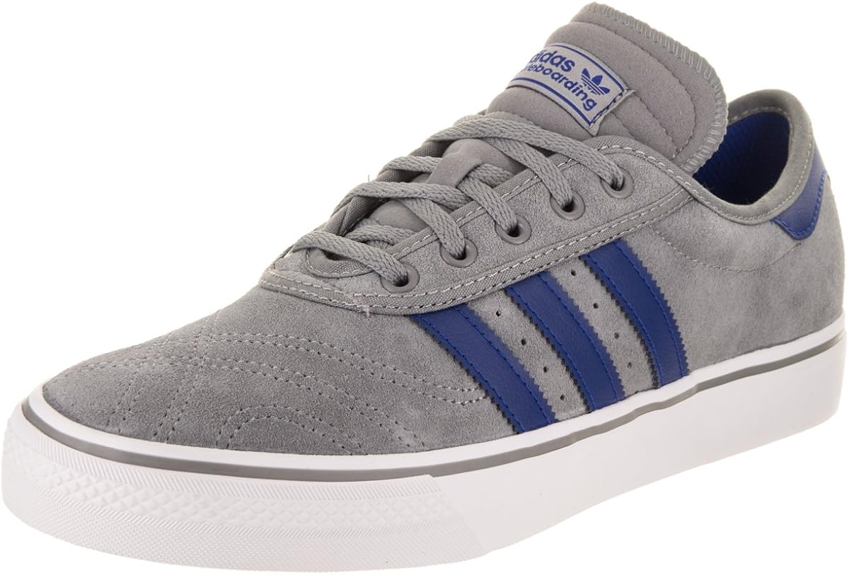 Amazon.com | adidas Adi-Ease Premiere (Grey Heather/Collegiate Royal/White) Men's Skate Shoes-14 