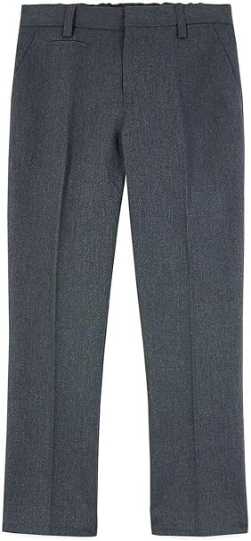 boys grey skinny school trousers