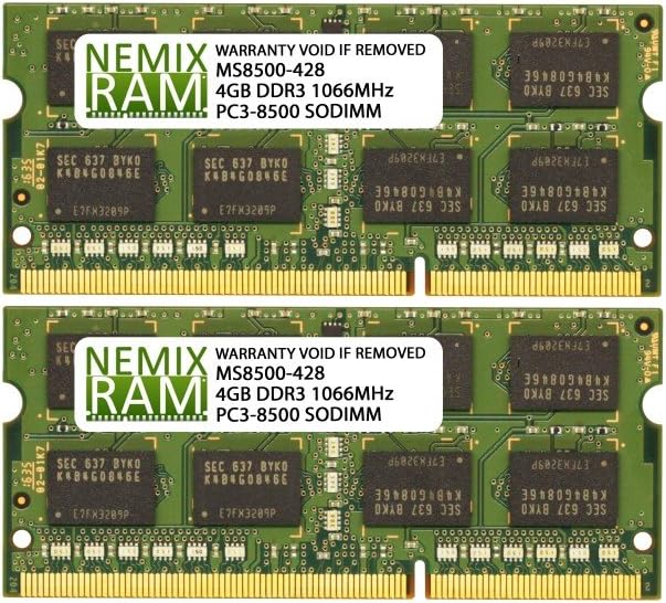 8GB 2X4GB NEMIX RAM Memory for Apple MacBook Pro Late 2008-2010
