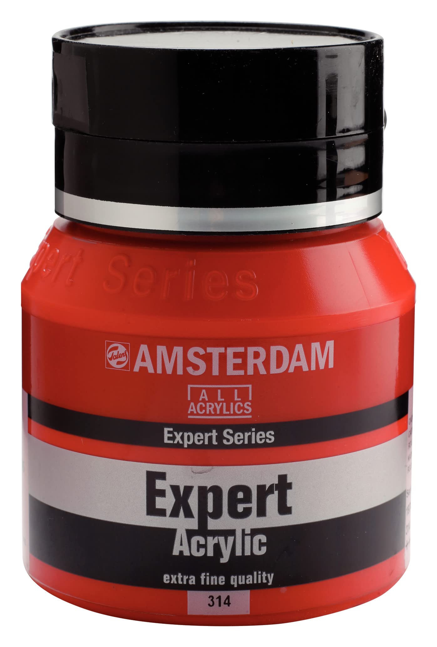 Amsterdam Expert Series Acrylic Paint Jar - 400 ml - Cadmium Red Medium 314 - Heavy Body - High Pigmentation - Artist Quality - Made in Netherlands