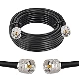 MOOKEERF PL259 UHF Cable 18ft, CB Coax Cable RG58