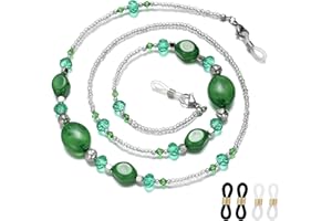 JURYLOO Beaded Eyeglass Chain Glasses Holder Necklace Sunglasses Chain Eye Glasses Holders Around Neck for Women Stylish