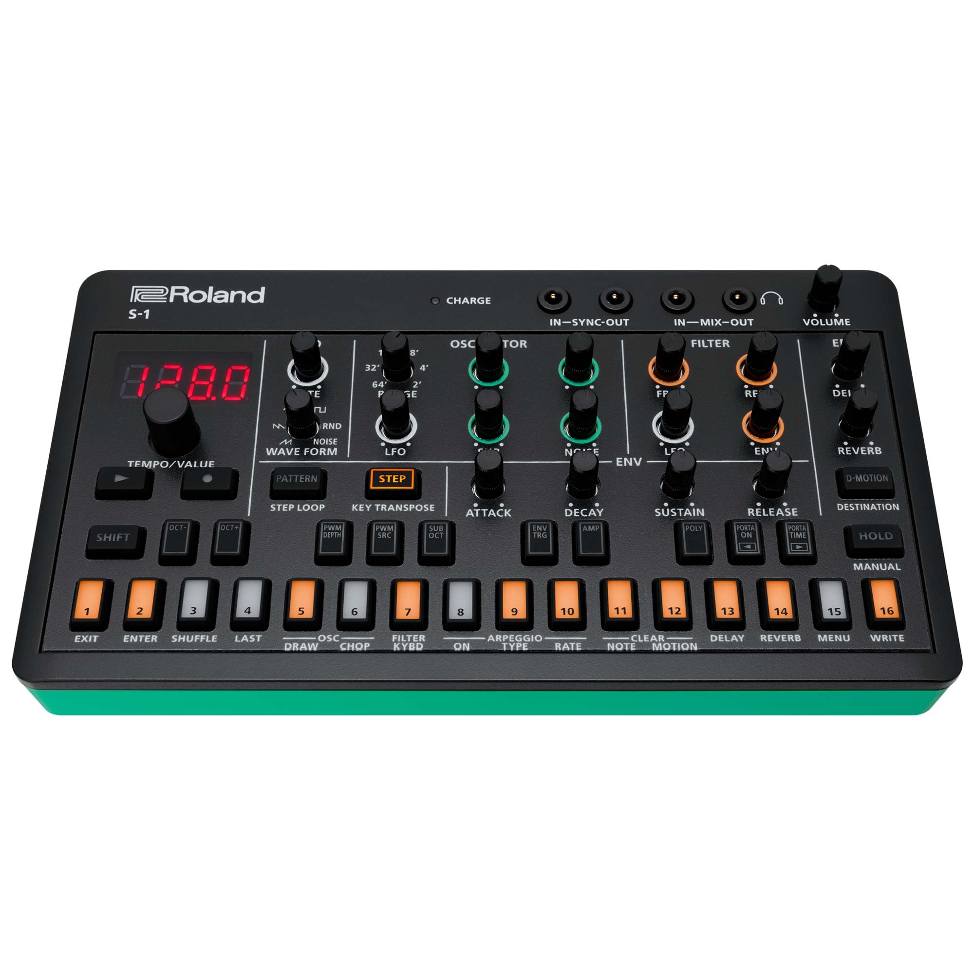 Roland AIRA Compact S-1 Tweak Synth | Ultra-Portable Micro Polysynth with Advanced Tools | D-Motion Sound Control | 4.5 Hours Wireless Battery | Lightweight & Durable