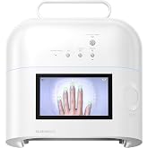 AI UV LED Nail Lamp for Gel Nails - ONAIL 9s Flash Gel Lamp Curing for Nail Built-in Battery Fast Charging Professional Gel Nail Dryer with Handle, Smart Precision Scan Cordless Curing Light
