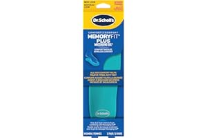 Dr. Scholl's® Memory Fit® Plus Massaging Gel® Comfort Insoles, Memory Foam & Gel, All-day Comfort, Arch Support, Distributes 