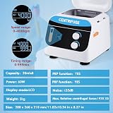 YUCHENGTECH 8X20ml Digital Centrifuge 4000rpm 999min Timing Lab Benchtop 220V view 2