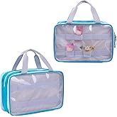 DDgro Carrying Case for Tonies Figures, Travel Storage Bag for Toniebox 2 Characters (Blue Green)