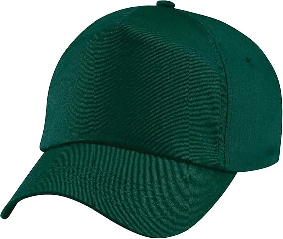 bottle green baseball cap