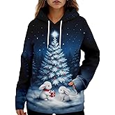 HIVICHI Graphic Hoodies for Women Cute Printed Funny Design Trendy Cool Colorful Novelty Fashion Pullover Hooded Sweatshirt
