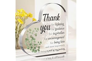 Thank You Gifts for Women Men, 5.1x5.1in Bosses Day Women Cool Boss Lady Appreciation Gifts Teacher Coworker Principal Mentor