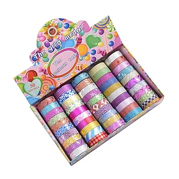 Washi Tape Set Gold Recollections 2018 New Designs Glitter