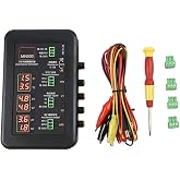 MN300 Automotive Sensor Simulator Signal Generator DC 12-24V for Oil Pressure Flow Oxygen for temperature Throttle Position and Boost Testing with Dual Voltage and Resistance Channels Black