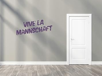 Comedy Wall Art Vive LA Mannschaft - Violett - ca. 70 x 30 cm