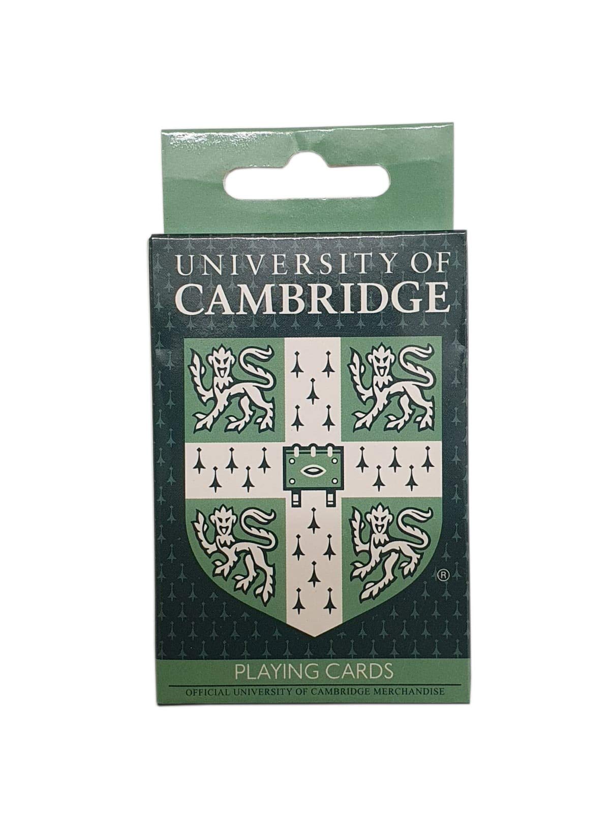 Cambridge University Playing Cards Deck - Novelty UK Souvenir / Collectable Pack / Colleges' Coats of Arms on the Back / Trinity King's Queen's Peterhouse Corpus Christi and Others / British Heritage