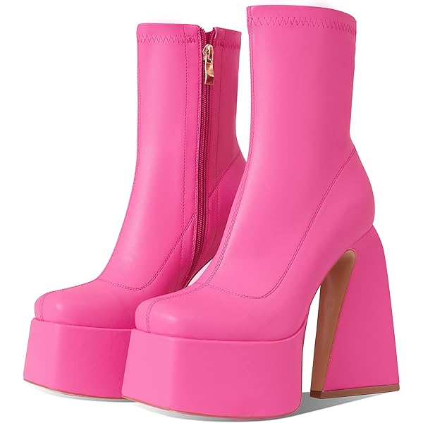 Amazon.com | Parisuit Womens Platform Wedge Knee High Boots Goth