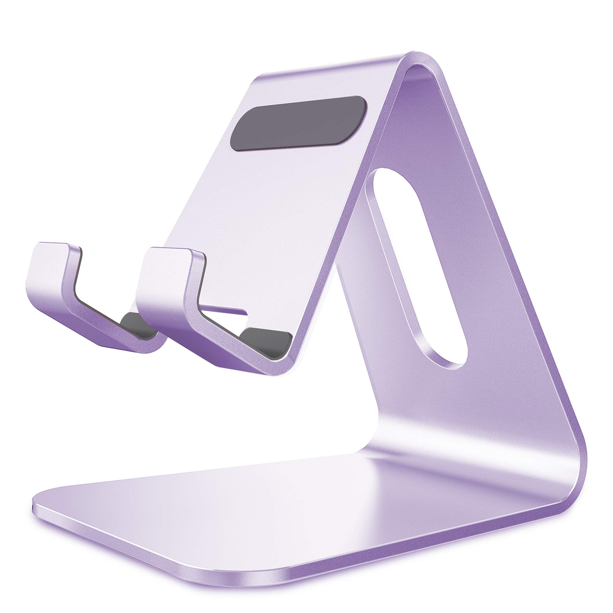 Photo 1 of CreaDream Cell Phone Stand, Cradle, Holder,Aluminum Desktop Stand Compatible with Switch, All Smart Phone, iPhone 11 Pro Xs Max Xr X Se 8 7 6 6s Plus SE 5 5s-Purple