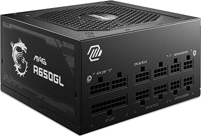 MSI MAG A650GL 650W 80 Plus Gold Fully Modular 120mm FDB Fan