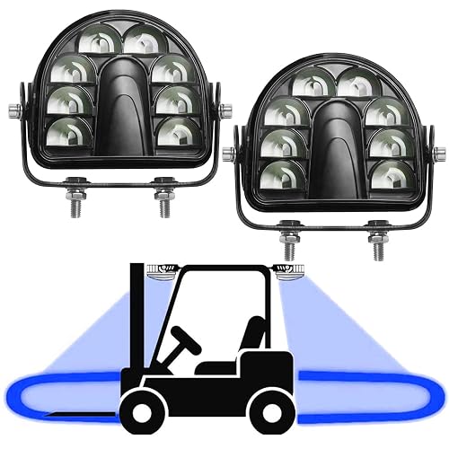 ONERAY [2 Pack Forklift Safety Light Blue Arc LED Warning Light ...